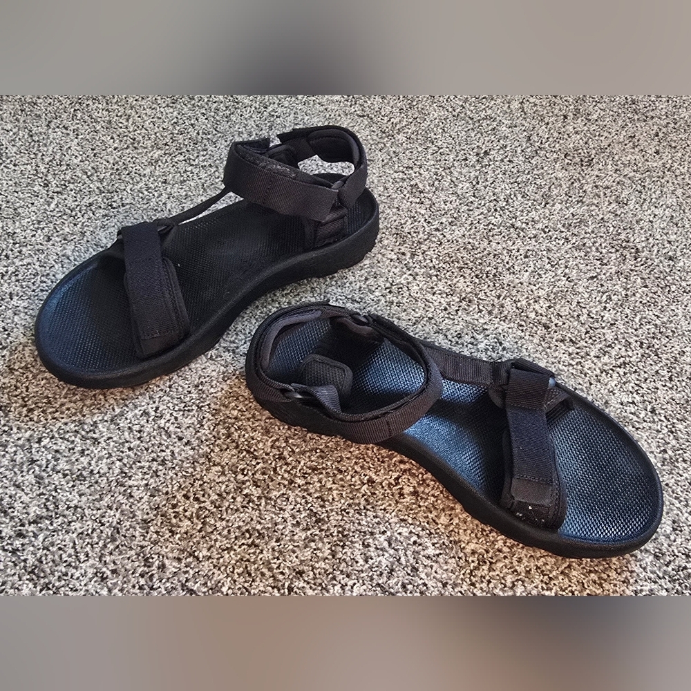 Teva M Hydratrek Black Men Trail Water Strap Sandal 1150510-BLK Size 10 - Picture 4 of 12